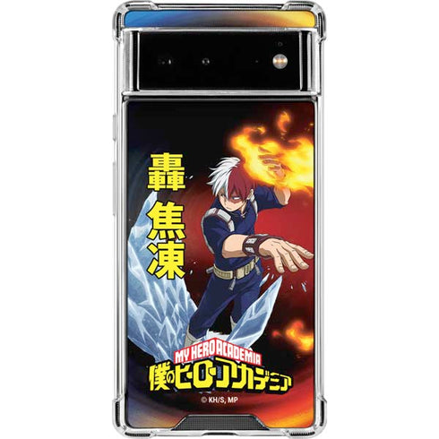 My Hero Academia Shoto Todoroki Season 4 Google Pixel 6 Clear Case